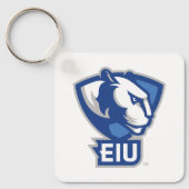 Universiteit van Illinois Panthers Logo Sleutelhanger (Voorkant)