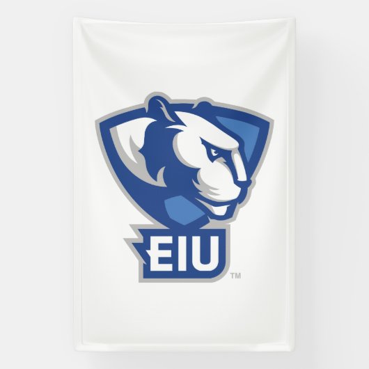 Universiteit van Illinois Panthers Logo Spandoek (Verticaal)