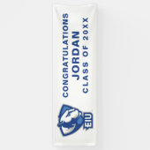 Universiteit van Illinois Panthers Logo Spandoek (Verticaal)