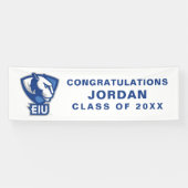 Universiteit van Illinois Panthers Logo Spandoek (Horizontaal)