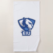 Universiteit van Illinois Panthers Logo Strandlaken (Voorkant)