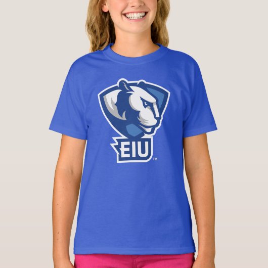 Universiteit van Illinois Panthers Logo T-shirt (Voorkant)