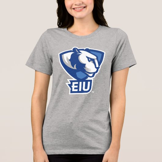 Universiteit van Illinois Panthers Logo Tri-Blend Shirt (Voorkant)