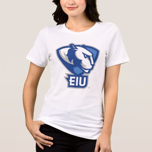 Universiteit van Illinois Panthers Logo Tri-Blend Shirt (Voorkant)