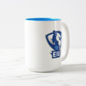 Universiteit van Illinois Panthers Logo Tweekleurige Koffiemok (Voorkant rechts)