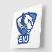 Universiteit van Illinois Panthers Logo Vierkante Klok (Hoek)