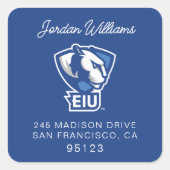 Universiteit van Illinois Panthers Logo Vierkante Sticker (Voorkant)