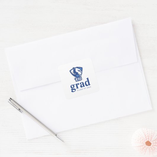Universiteit van Illinois Panthers Logo Vierkante Sticker (Envelop)