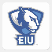 Universiteit van Illinois Panthers Logo Vierkante Sticker (Voorkant)