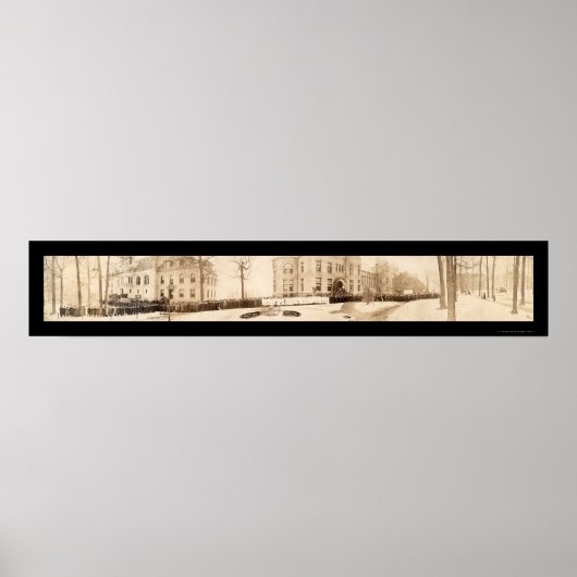 Universiteit van Indiana Foto 1909 Poster (Voorkant)