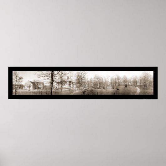 Universiteit van Indiana Foto 1910 Poster (Voorkant)