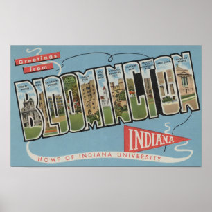 Universiteit van Indiana - Grote Letter-scènes Poster