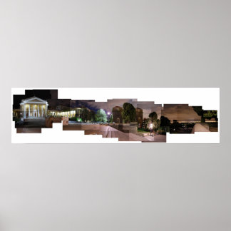 Universiteit van Kaapstad bij nacht Poster