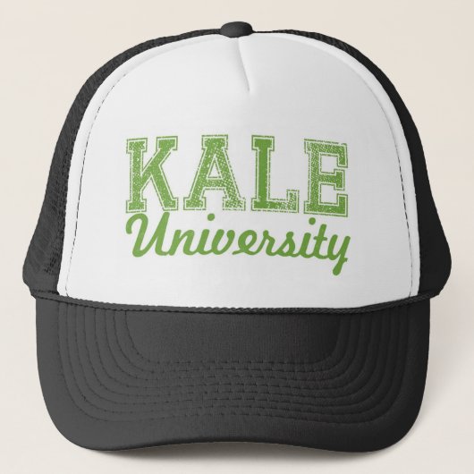 Universiteit van Kale Dorm Logo Trucker Hat Pet (Voorkant)