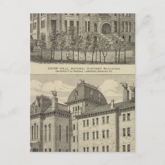 Universiteit van Kansas Briefkaart (Voorkant)