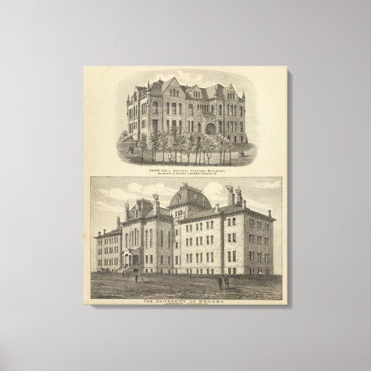 Universiteit van Kansas Canvas Afdruk (Voorkant)