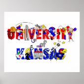 Universiteit van Kansas poster (Voorkant)