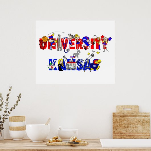 Universiteit van Kansas poster (Keuken)