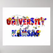 Universiteit van Kansas poster (Voorkant)