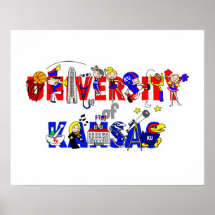 Universiteit van Kansas poster