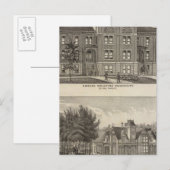 Universiteit van Kansas Wesleyan Briefkaart (Voorkant / Achterkant)