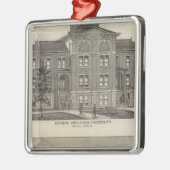 Universiteit van Kansas Wesleyan Metalen Ornament (Links)