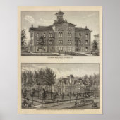 Universiteit van Kansas Wesleyan Poster (Voorkant)