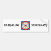 UNIVERSITEIT VAN KATHMANDU BUMPERSTICKER (Voorkant)