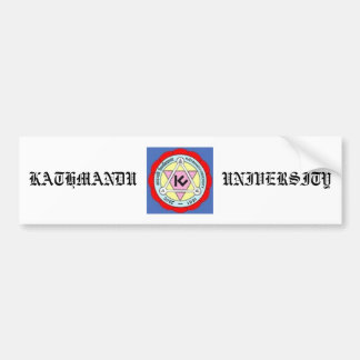 UNIVERSITEIT VAN KATHMANDU BUMPERSTICKER