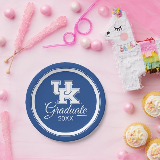 Universiteit van Kentucky | AFSTUDEREN Papieren Bordje (Feest)