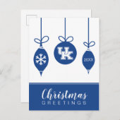 Universiteit van Kentucky | Vakantie Feestdagenkaart (Voorkant / Achterkant)