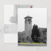 Universiteit van Koningin Briefkaart (Voorkant / Achterkant)