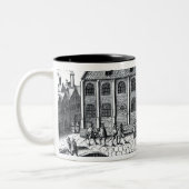 Universiteit van Leiden, "A Dutch Athens" Tweekleurige Koffiemok (Links)