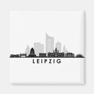 Universiteit van LEIPZIG Duitsland City Skyline Si Magneet