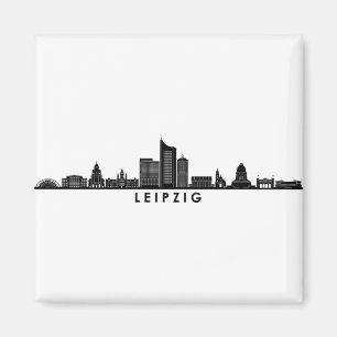 Universiteit van LEIPZIG Duitsland City Skyline Si Magneet