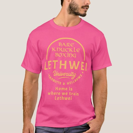 Universiteit van Lethwei Bare Knuckle T-shirt (Voorkant)