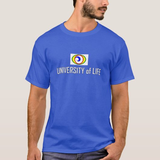 UNIVERSITEIT VAN LIFE T-Shirt (Voorkant)
