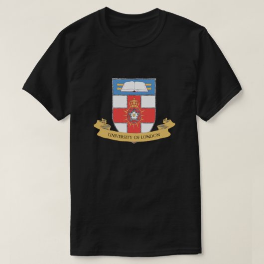 Universiteit van London Coat of Arms T-shirt (Design voorkant)