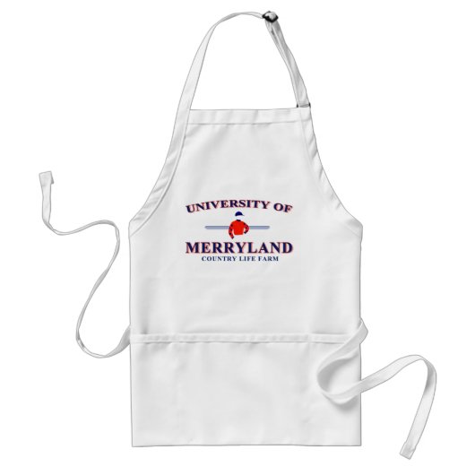 Universiteit van Merryland Apron Standaard Schort (Voorkant)