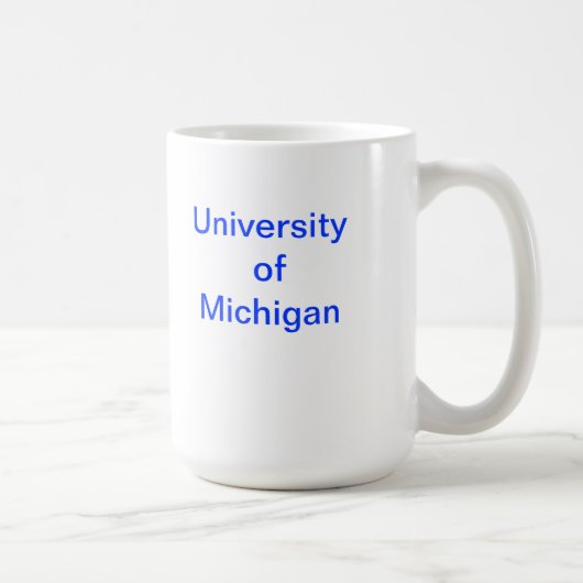 Universiteit van Michigan Koffiemok (Rechts)