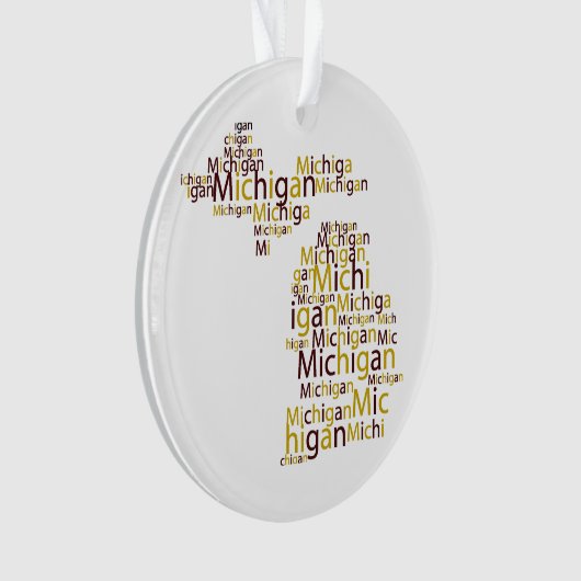 Universiteit van Michigan Ornament (voorkant)