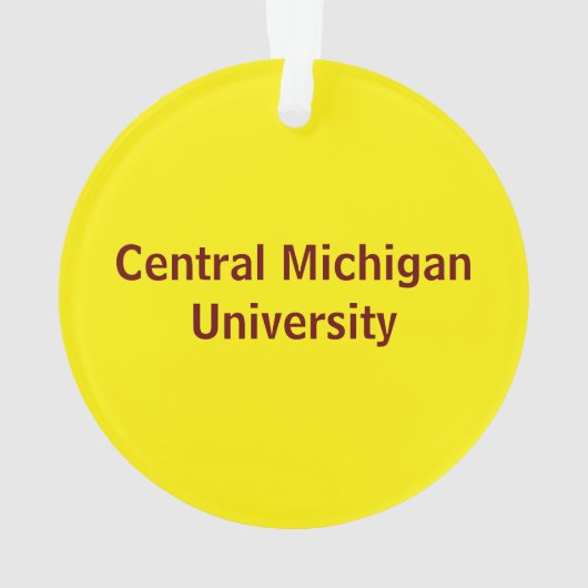 Universiteit van Michigan Ornament (achterkant)