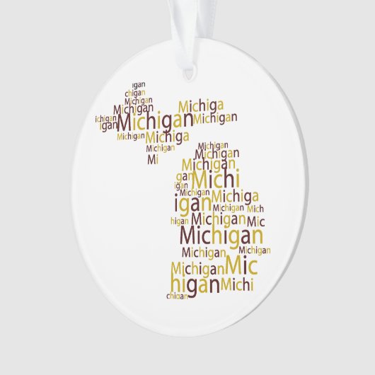 Universiteit van Michigan Ornament (voorkant)