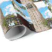 Universiteit van Michigan Tower Abstract Cadeaupapier (Rol Hoek)