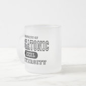 Universiteit van Miskatonic Matglas Koffiemok (Voorkant links)