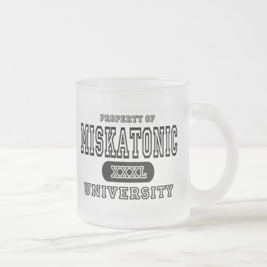 Universiteit van Miskatonic Matglas Koffiemok (Rechts)
