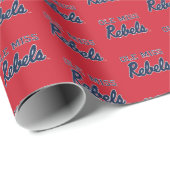 Universiteit van Mississippi | Ole Miss Rebels Cadeaupapier (Rol Hoek)