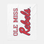 Universiteit van Mississippi | Ole Miss Rebels Fleece Deken (Voorkant)