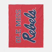 Universiteit van Mississippi | Ole Miss Rebels Fleece Deken (Voorkant)