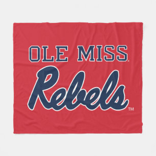 Universiteit van Mississippi   Ole Miss Rebels Fleece Deken